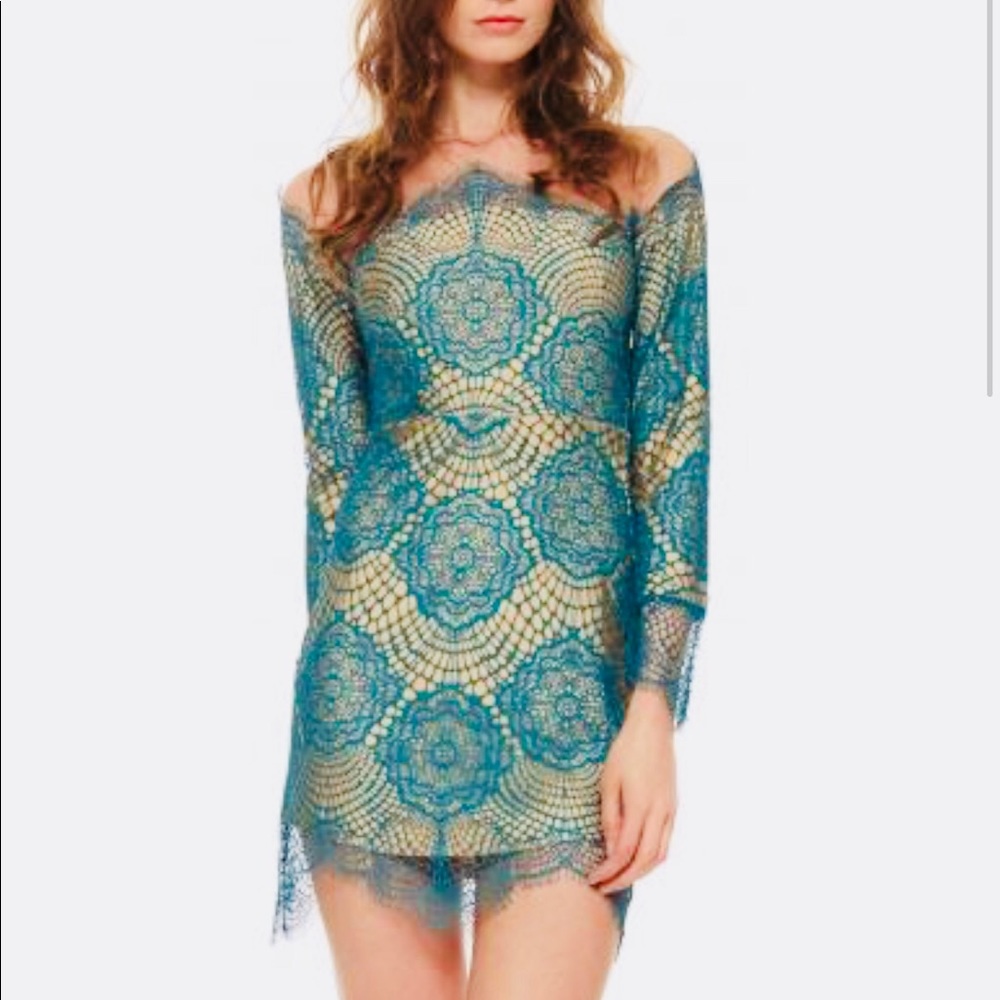 For Love & Lemons Grace Lace Dress - L